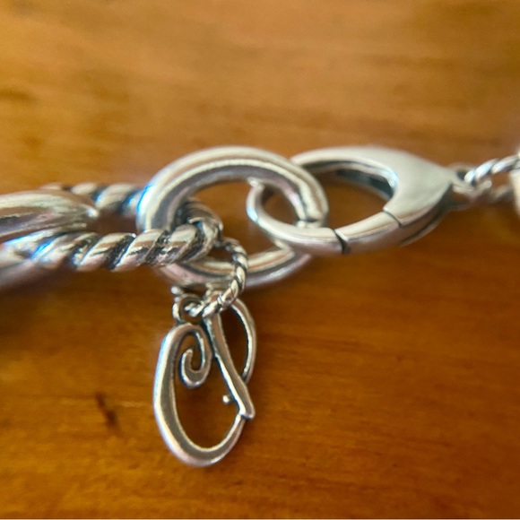 Carolyn Pollack Relios Very Heavy Sterling Silver Rope Link Necklace - Picture 4 of 9